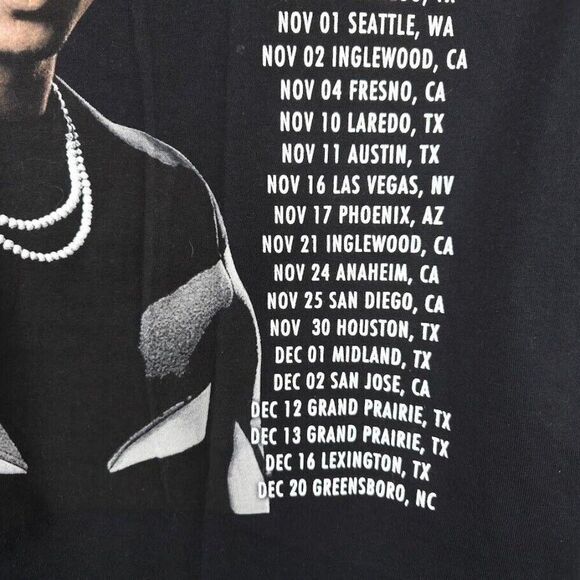 Ozuna T Shirt Mens Size Medium Black 2018 World Tour Puerto Rican Singer Rapper - Picture 7 of 9